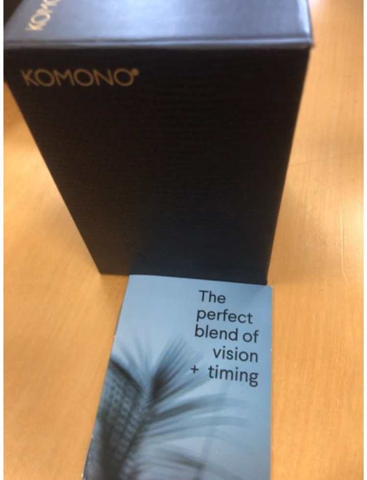 KOMONO armbåndsur sort ren 1